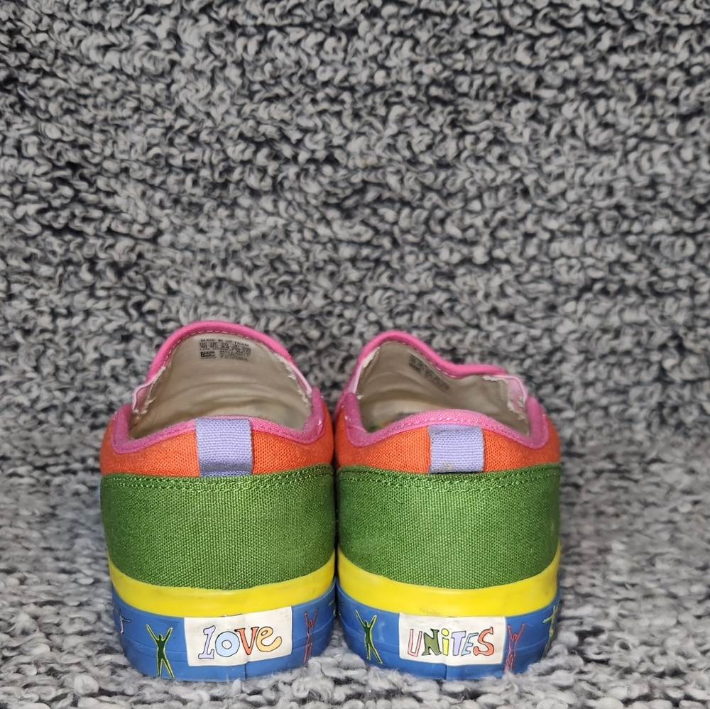 Adidas Originals Nizza Slip-On Pride Rainbow GW2421 - Men's Size 10 - Picture 7 of 9